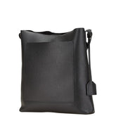 サンローラン 斜め掛け ショルダーバッグ ブラック レザー レディース SAINT LAURENT 【中古】